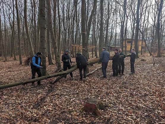 Mountainbikestrecke zum 33. Possenlauf vorbereitet (Foto: SV Gl&uuml;ckauf Sondershausen)