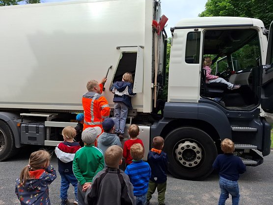 Aktionstag "Abfall und M&uuml;lltrennung im Kinderhaus Sophie von K&uuml;hn (Foto: Luisa B&ouml;hme (Landratsamt Kyffh&auml;userkreis))