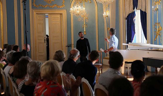 Igor Levit und Daniel Klajner (Foto: TN LOS!) Igor Levit und Daniel Klajner (Foto: TN LOS!)
