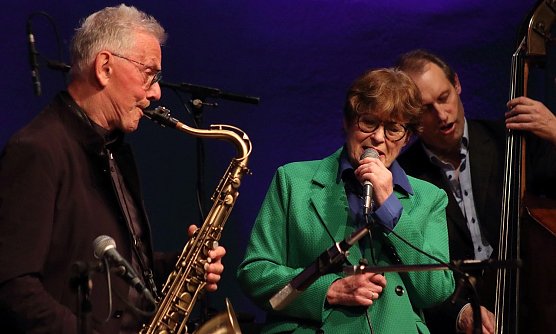 Urgesteine des Jazz: Günther Fischer und Uschi Brüning (Foto: (c)Uwe Möckel) Urgesteine des Jazz: Günther Fischer und Uschi Brüning (Foto: (c)Uwe Möckel)