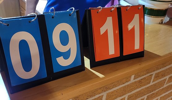 Ergebnistafel beim Derbysieg für die Dartchaoten Oberspier (Foto: Thomas Peglow) Ergebnistafel beim Derbysieg für die Dartchaoten Oberspier (Foto: Thomas Peglow)