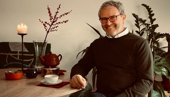 Im Gespr&auml;ch mit Pfarrer Klemens M&uuml;ller  (Foto: agl)