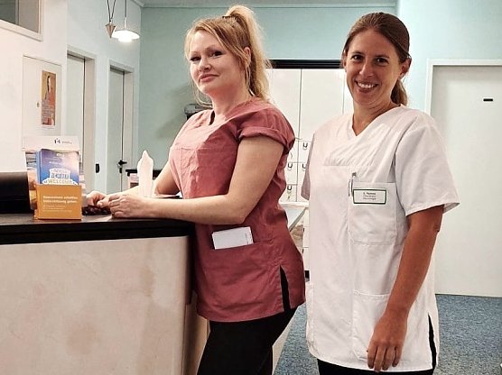 Dr. med. Katharina Askary und Dr. med. Stephanie Rammé (Foto: SHK) Dr. med. Katharina Askary und Dr. med. Stephanie Rammé (Foto: SHK)