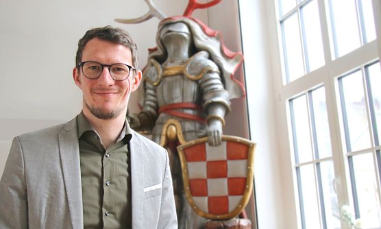 Robert Henning ist Ortsb&uuml;rgermeister in Bleicherode und tritt f&uuml;r die BSW zur Bundestagswahl an (Foto: agl)