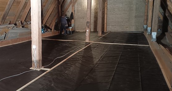 Dachboden St. Bonifatius Kirche nach der Sanierung (Foto: Thomas Noa (Landratsamt Kyffhäuserkreis)) Dachboden St. Bonifatius Kirche nach der Sanierung (Foto: Thomas Noa (Landratsamt Kyffhäuserkreis))