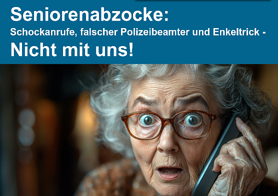 Seniorenabzocke? - Nicht mit uns (Foto: LPI)