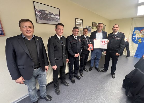 Jahreshauptversammlung bei der Feuerwehr Greu&szlig;en (Foto: Silvio Dietzel)