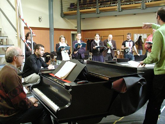 Probenstart (Foto: Theater Nordhausen) Probenstart (Foto: Theater Nordhausen)