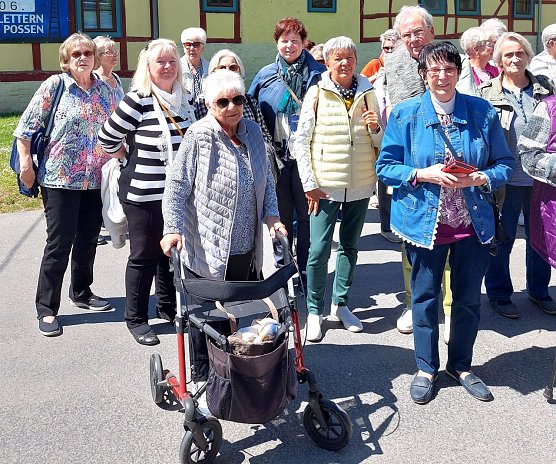 Senioren aus Jecha auf dem Possen (Foto: Dittrich)