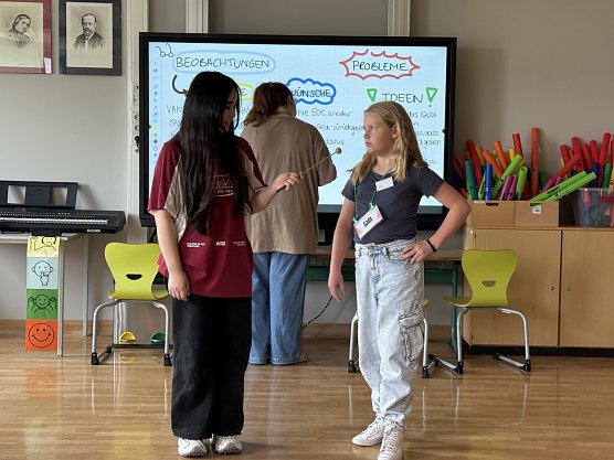 People´s Theater besucht Schule im Kyffhäuserkreis (Foto: Josephine Matuszewski) People´s Theater besucht Schule im Kyffhäuserkreis (Foto: Josephine Matuszewski)