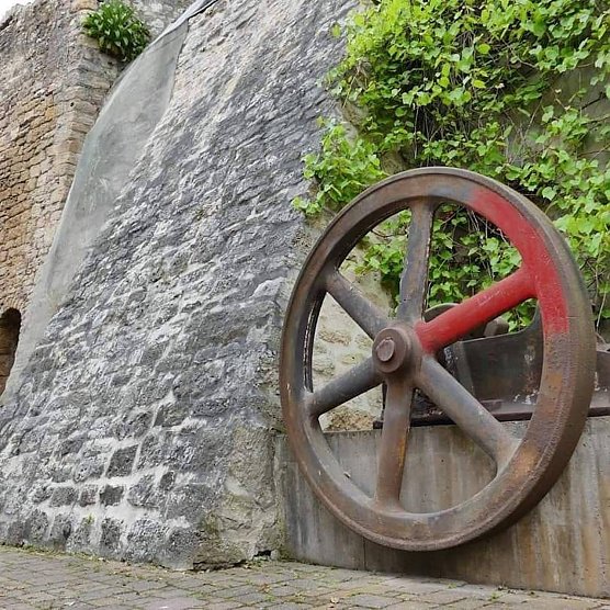 Mühlrad in Sondershausen (Foto: SMG) Mühlrad in Sondershausen (Foto: SMG)