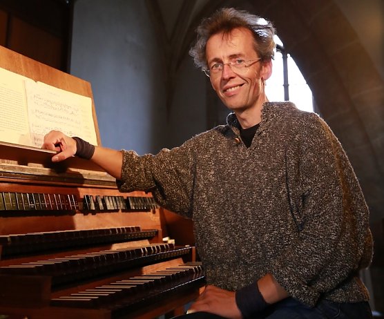 Universit&auml;tsorganist Dr. Wieland Meinhold  (Foto: W. Meinhold)