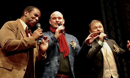 Tenortrio Fellas (v.li.n.re) Marvin Scott, David Stanley Johnson und David Prei&szlig;  (Foto: Eva Maria Wiegand)
