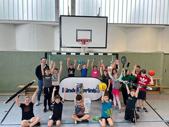 Der Kindersprint war schon 2023 zu Gast an der Grundschule in Wiehe (Foto: Frank Richter) Der Kindersprint war schon 2023 zu Gast an der Grundschule in Wiehe (Foto: Frank Richter)