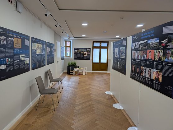 Ausstellung im Sondersh&auml;user Rathaus (Foto: Janine Skara)