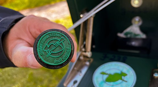 Den Sonderstempel der Harzer Wandernadel gibt es im Südharz. (Foto: ssc) Den Sonderstempel der Harzer Wandernadel gibt es im Südharz. (Foto: ssc)