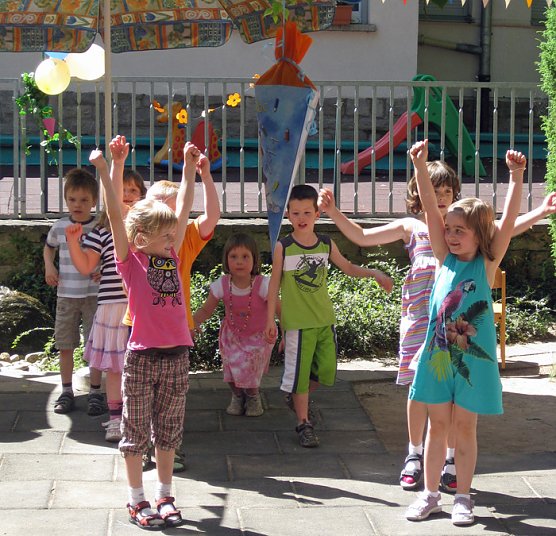 Zuckert&uuml;tenfest Kindervilla (Foto: Kindervilla Bad Frankenhausen)