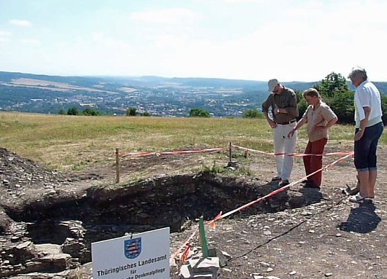 Grabungen auf Frauenberg (Foto: Karl-Heinz Herrmann)