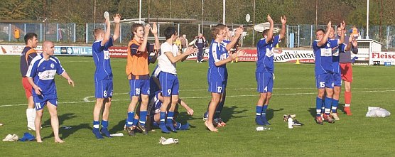 Jubel nach 95 Minuten (Foto: nnz) Jubel nach 95 Minuten (Foto: nnz)