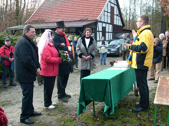 Das Brautpaar (Foto: Karl-Heinz Herrmann)