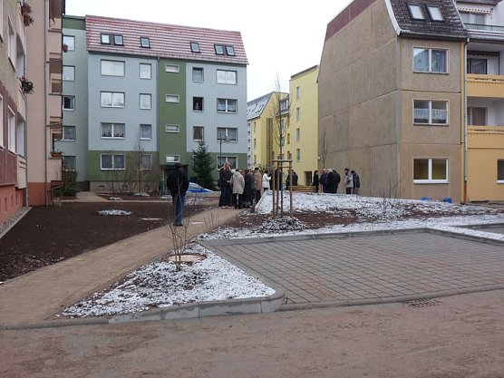 Quartier Am Schlosspark &uuml;bergeben (Foto: Karl-Heinz Herrmann)