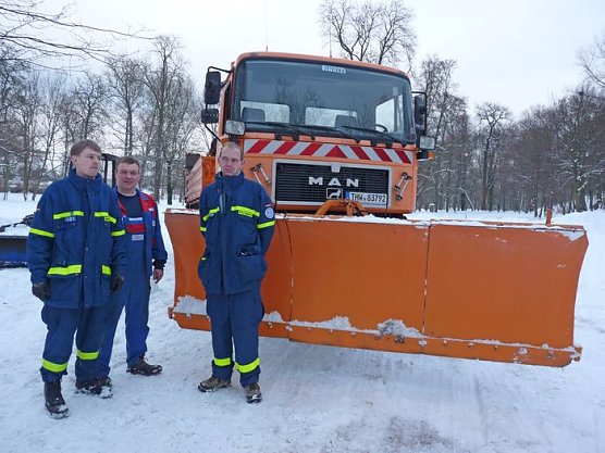 Schneer&auml;umung im Loh (Foto: Karl-Heinz Herrmann)