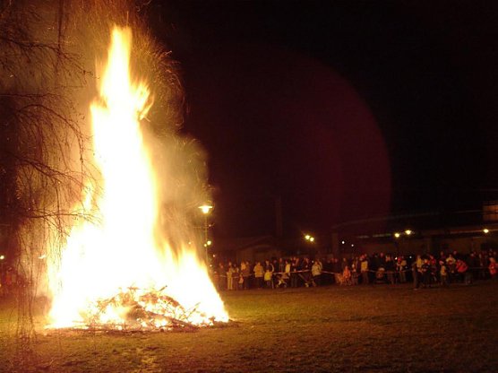 Archiv Weihnachsbaumverbrennung (Foto: Stadt Bad Frankenhausen)