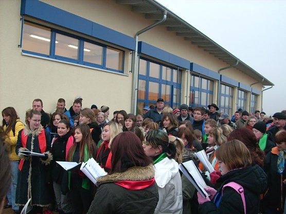 Richtfest Finneck-Stiftung Artern - Chor der Klosterschule (Foto: Karl-Heinz Herrmann)
