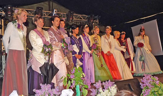 Einige der Fliederk&ouml;niginnen (Foto: Karl-Heinz Herrmann)