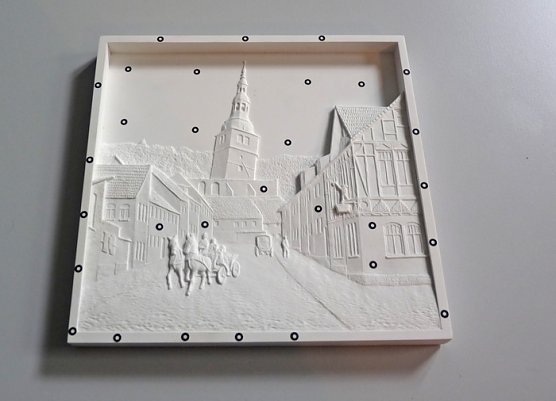 Fensterbilder f&uuml;r den Schiefen (Foto: Karl-Heinz Herrmann)