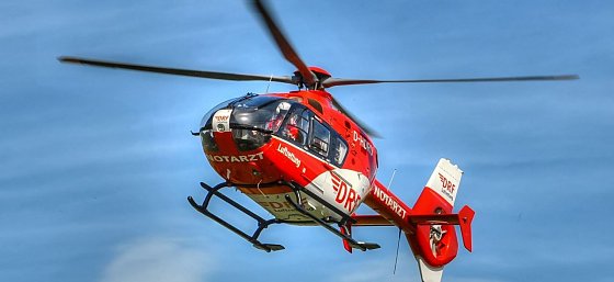 Bild: Rettungshubschrauber im Einsatz