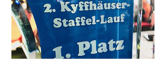 Bild: Sieg beim 2. Kyffh&auml;user Staffellauf!