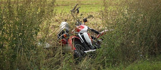 Bild: Kradfahrer verungl&uuml;ckt