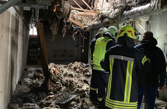 Bild: Brand in Immenrode