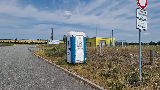 Bild: Das ist momentan die erste Ansiedlung im Industriegebiet in der Goldenen Aue im Landkreis Nordhausen