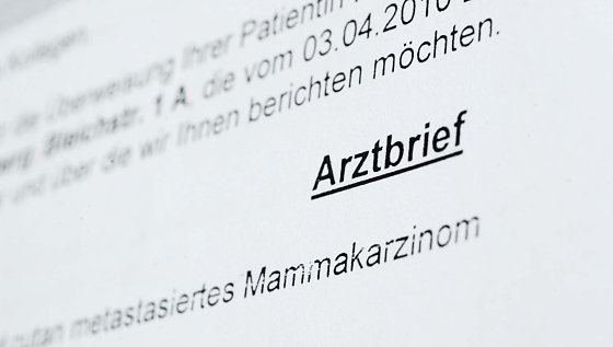 Bild: Arztbrief (Symbolbild)