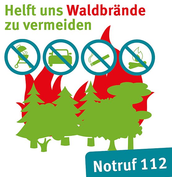 Bild: Nach wie vor ist die Unachtsamkeit von Waldbesuchenden ein gewichtiger Grund f&uuml;r Waldbr&auml;nde in Th&uuml;ringen