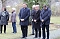 Stefan Schard (CDU), Wolfgang Wytrieckus, Joachim Kreyer -  Gedenken zum Volkstrauertag im Ehrenhain auf dem Hauptfriedhof in Sondershausen