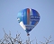 Hei&szlig;luftballon &uuml;ber dem Kyffh&auml;user