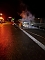 Brand auf der Autobahn 