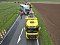 Bergung des verungl&uuml;ckten Lkw auf der B4 bei Nordhausen.