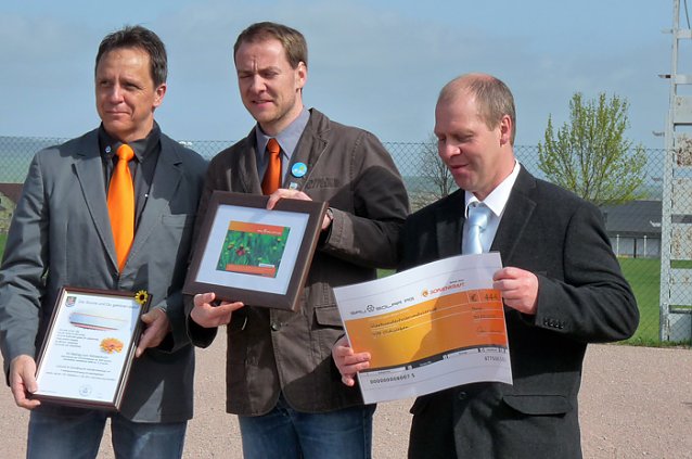 Bild: Einweihung Solaranlage