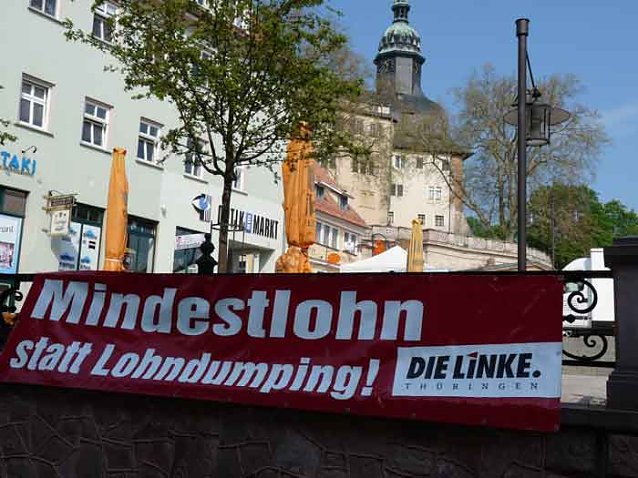 Bild: Mindestlohn statt Lohndumping!