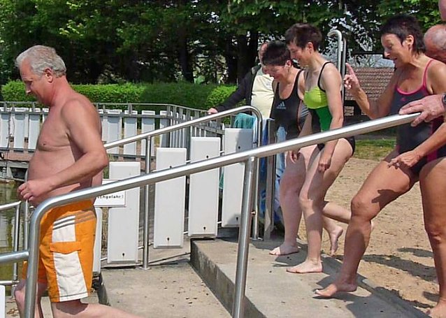 Bild: Spa&szlig; beim Anbaden