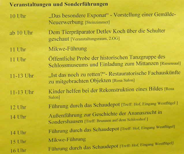 Bild: Museumstag in Sondershausen