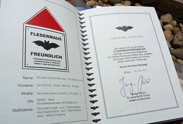 Bild: Fledermausfreundliche Kindervilla