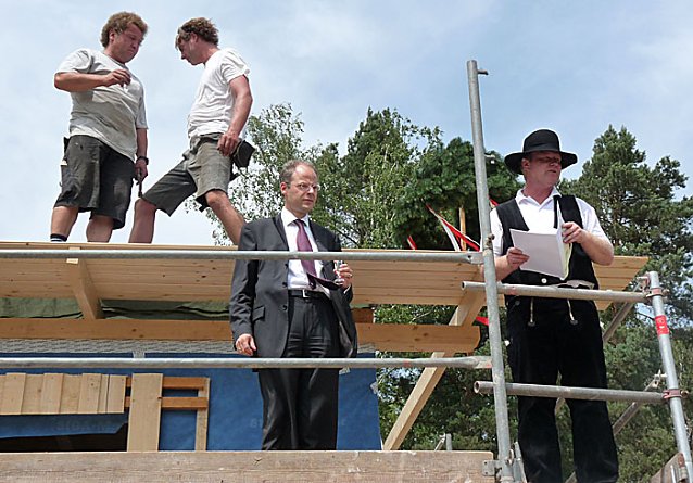 Bild: Richtfest gefeiert