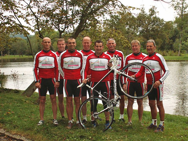 Bild: Radsportler des Sportvereins "Gl&uuml;ckauf" Sondershausen e. V