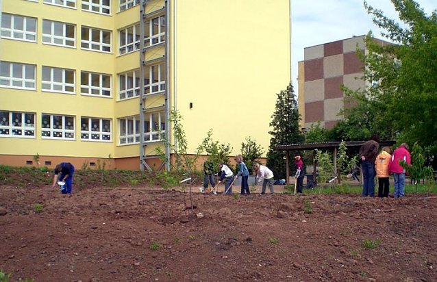 Bild: Schulgarten Artern