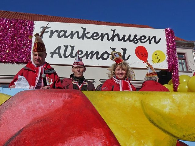 Bild: Narren in Bad Frankenhausen